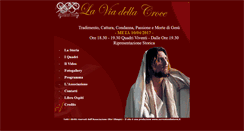 Desktop Screenshot of laviadellacroce.it