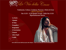 Tablet Screenshot of laviadellacroce.it